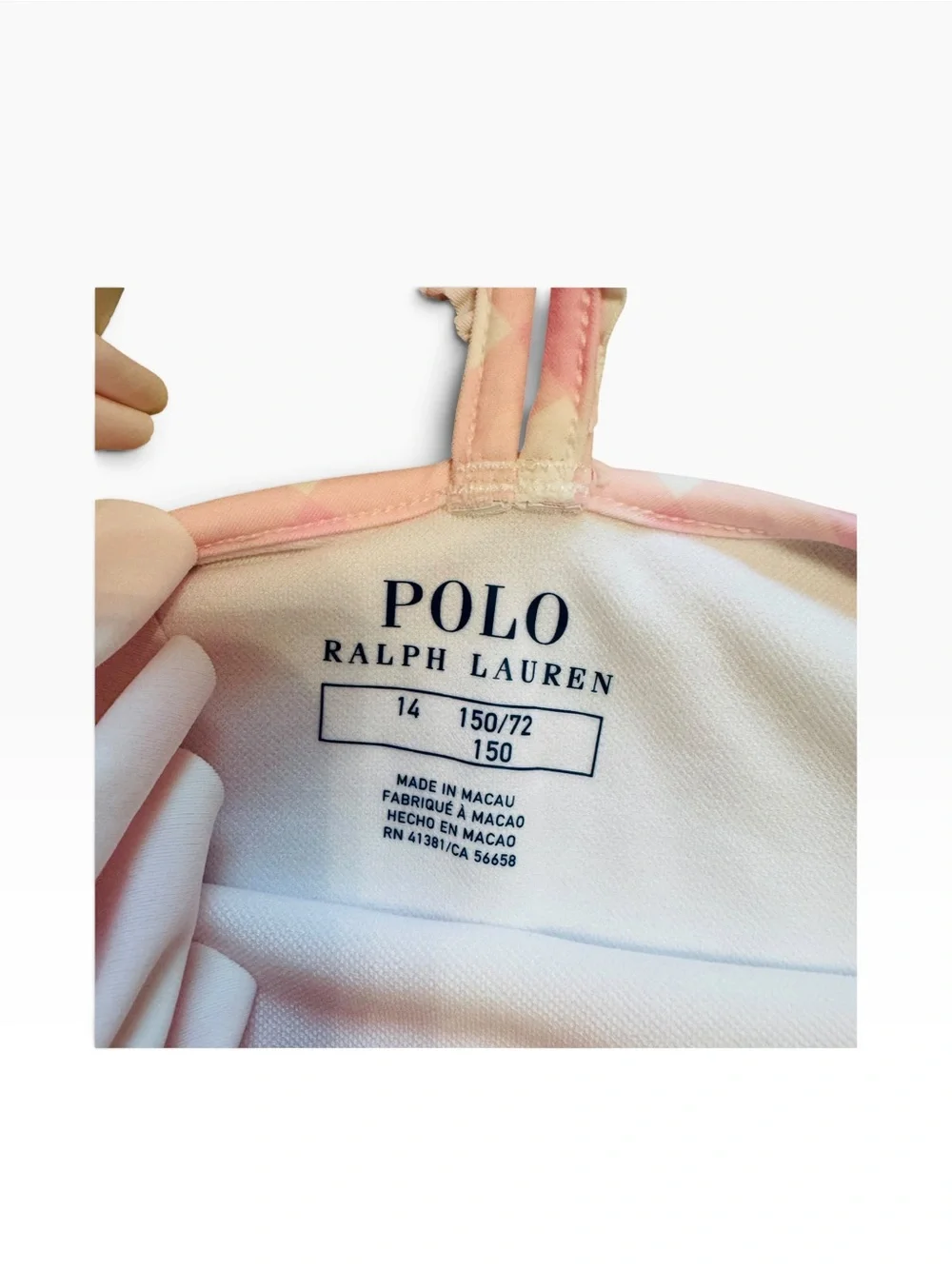 NWT Polo Ralph Lauren Gingham Swimsuit